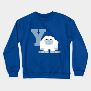 Y is for Yeti Crewneck Sweatshirt